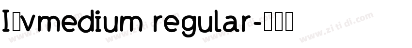 I他vmedium regular字体转换